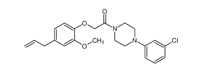 2-(4-allyl-2-methoxyphenoxy)-1-(4-(3-chlorophenyl)piperazin-1-yl)ethan-1-one CAS:679407-50-2 manufacturer & supplier