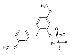 trifluoromethanesulfonic acid 5-methoxy-2-(3-methoxybenzyl)phenyl ester CAS:679410-61-8 manufacturer & supplier