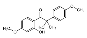 1-(2-hydroxy-4-methoxyphenyl)-2-(4-methoxyphenyl)-2-methylpropan-1-one CAS:679410-75-4 manufacturer & supplier