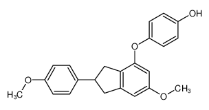 4-((6-methoxy-2-(4-methoxyphenyl)-2,3-dihydro-1H-inden-4-yl)oxy)phenol CAS:679410-94-7 manufacturer & supplier