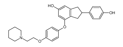 2-(4-hydroxyphenyl)-7-(4-(2-(piperidin-1-yl)ethoxy)phenoxy)-2,3-dihydro-1H-inden-5-ol CAS:679410-95-8 manufacturer & supplier