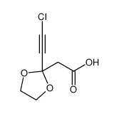 1,3-Dioxolane-2-acetic acid, 2-(chloroethynyl)- CAS:679422-93-6 manufacturer & supplier