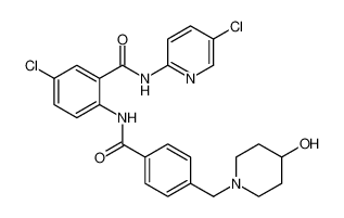 5-chloro-N-(5-chloropyridin-2-yl)-2-(4-((4-hydroxypiperidin-1-yl)methyl)benzamido)benzamide CAS:679426-78-9 manufacturer & supplier