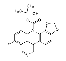 9-Fluoro-1,3-dioxa-7,12-diaza-benzo[fg]cyclopenta[a]anthracene-12-carboxylic acid tert-butyl ester CAS:679433-76-2 manufacturer & supplier