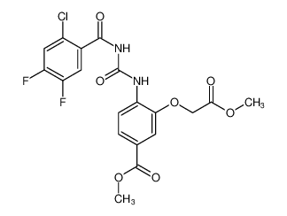 methyl 4-(3-(2-chloro-4,5-difluorobenzoyl)ureido)-3-(2-methoxy-2-oxoethoxy)benzoate CAS:679435-49-5 manufacturer & supplier