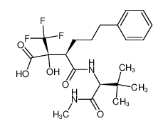 (2S,3R)-3-((S)-2,2-Dimethyl-1-methylcarbamoyl-propylcarbamoyl)-2-hydroxy-6-phenyl-2-trifluoromethyl-hexanoic acid CAS:679437-26-4 manufacturer & supplier