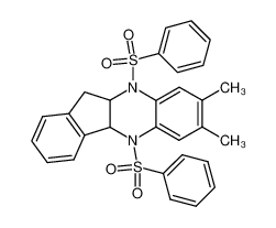 5,10-bis-benzenesulfonyl-7,8-dimethyl-5,10,10a,11-tetrahydro-4bH-indeno[1,2-b]quinoxaline CAS:67944-80-3 manufacturer & supplier