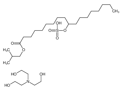 2-[bis(2-hydroxyethyl)amino]ethanol,2-methylpropyl 10-sulfooxyoctadecanoate CAS:67953-38-2 manufacturer & supplier