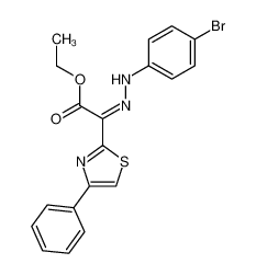 (4-bromo-phenylhydrazono)-(4-phenyl-thiazol-2-yl)-acetic acid ethyl ester CAS:6797-35-9 manufacturer & supplier