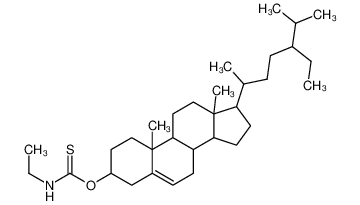 O-[[17-(5-ethyl-6-methylheptan-2-yl)-10,13-dimethyl-2,3,4,7,8,9,11,12,14,15,16,17-dodecahydro-1H-cyclopenta[a]phenanthren-3-yl]] N-ethylcarbamothioate CAS:67978-99-8 manufacturer & supplier