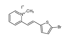 Pyridinium, 2-[(1E)-2-(5-bromo-2-thienyl)ethenyl]-1-methyl-, iodide CAS:679788-40-0 manufacturer & supplier