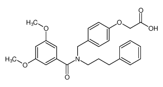 2-(4-((3,5-dimethoxy-N-(3-phenylpropyl)benzamido)methyl)phenoxy)acetic acid CAS:679790-05-7 manufacturer & supplier