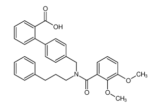 4'-((2,3-dimethoxy-N-(3-phenylpropyl)benzamido)methyl)-[1,1'-biphenyl]-2-carboxylic acid CAS:679791-85-6 manufacturer & supplier