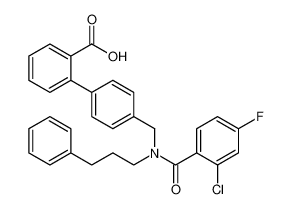 4'-((2-chloro-4-fluoro-N-(3-phenylpropyl)benzamido)methyl)-[1,1'-biphenyl]-2-carboxylic acid CAS:679791-95-8 manufacturer & supplier