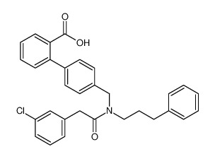 4'-((2-(3-chlorophenyl)-N-(3-phenylpropyl)acetamido)methyl)-[1,1'-biphenyl]-2-carboxylic acid CAS:679792-25-7 manufacturer & supplier