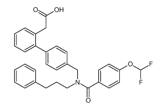 2-(4'-((4-(difluoromethoxy)-N-(3-phenylpropyl)benzamido)methyl)-[1,1'-biphenyl]-2-yl)acetic acid CAS:679792-38-2 manufacturer & supplier