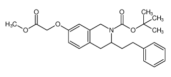 tert-butyl 7-(2-methoxy-2-oxoethoxy)-3-phenethyl-3,4-dihydroisoquinoline-2(1H)-carboxylate CAS:679794-17-3 manufacturer & supplier