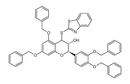 (2R,3R)-4-(benzo[d]thiazol-2-ylthio)-5,7-bis(benzyloxy)-2-(3,4-bis(benzyloxy)phenyl)chroman-3-ol CAS:679798-00-6 manufacturer & supplier