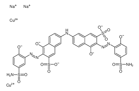 Copper(2+) sodium 7,7'-iminobis{4-oxido-3-[(E)-(2-oxido-5-sulfamo ylphenyl)diazenyl]-2-naphthalenesulfonate} (2:2:1) CAS:6798-03-4 manufacturer & supplier