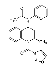 rel-N-((2R,4S)-1-(furan-3-carbonyl)-2-methyl-1,2,3,4-tetrahydroquinolin-4-yl)-N-phenylacetamide CAS:679806-29-2 manufacturer & supplier