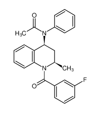 rel-N-((2R,4S)-1-(3-fluorobenzoyl)-2-methyl-1,2,3,4-tetrahydroquinolin-4-yl)-N-phenylacetamide CAS:679806-30-5 manufacturer & supplier