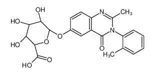 (2S,3S,4S,5R,6S)-3,4,5-trihydroxy-6-[2-methyl-3-(2-methylphenyl)-4-oxoquinazolin-6-yl]oxyoxane-2-carboxylic acid CAS:67982-37-0 manufacturer & supplier