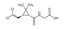 rel-((1R,3S)-3-(2,2-dichlorovinyl)-2,2-dimethylcyclopropane-1-carbonyl)glycine CAS:67982-66-5 manufacturer & supplier