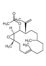 (1S,2R,3S,6S,14S,E)-6,10,14-trimethyl-3-(prop-1-en-2-yl)-15-oxabicyclo[12.1.0]pentadec-10-en-2-yl acetate CAS:679821-58-0 manufacturer & supplier