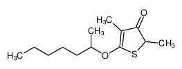 3(2H)-Thiophenone, 2,4-dimethyl-5-[(1-methylhexyl)oxy]- CAS:679828-65-0 manufacturer & supplier