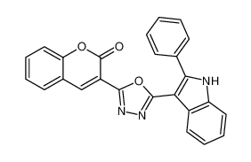 3-(5-(2-phenyl-1H-indol-3-yl)-1,3,4-oxadiazol-2-yl)-2H-chromen-2-one CAS:679836-39-6 manufacturer & supplier