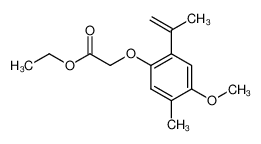 (2-Isopropenyl-4-methoxy-5-methyl-phenoxy)-acetic acid ethyl ester CAS:679837-93-5 manufacturer & supplier