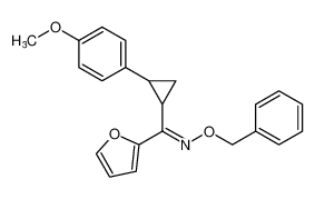 (E)-furan-2-yl(2-(4-methoxyphenyl)cyclopropyl)methanone O-benzyl oxime CAS:679844-57-6 manufacturer & supplier