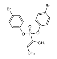 ((E)-1-Methyl-propenyl)-phosphonic acid bis-(4-bromo-phenyl) ester CAS:67990-90-3 manufacturer & supplier