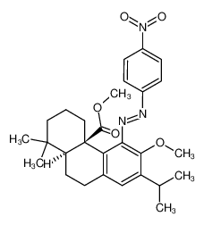 (4aR,10aS)-7-Isopropyl-6-methoxy-1,1-dimethyl-5-(4-nitro-phenylazo)-1,3,4,9,10,10a-hexahydro-2H-phenanthrene-4a-carboxylic acid methyl ester CAS:67992-65-8 manufacturer & supplier