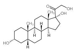 1-[(3R,5R,8R,9S,10S,13S,14S,17R)-3,17-dihydroxy-10,13-dimethyl-1,2,3,4,5,6,7,8,9,11,12,14,15,16-tetradecahydrocyclopenta[a]phenanthren-17-yl]-2-hydroxyethanone CAS:68-60-0 manufacturer & supplier