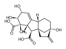 (1S,2R,3R,4bR,7S,9aS,10S,10aS)-2,3,7-trihydroxy-1-methyl-8-methylene-2,3,4b,5,6,7,8,9,10,10a-decahydro-1H-7,9a-methanobenzo[a]azulene-1,10-dicarboxylic acid CAS:6800-32-4 manufacturer & supplier