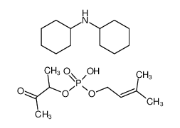 Phosphoric acid 3-methyl-but-2-enyl ester 1-methyl-2-oxo-propyl ester; compound with dicyclohexyl-amine CAS:68005-35-6 manufacturer & supplier