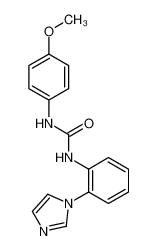 1-(2-imidazol-1-yl-phenyl)-3-(4-methoxy-phenyl)-urea CAS:68008-34-4 manufacturer & supplier