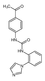 1-(4-acetyl-phenyl)-3-(2-imidazol-1-yl-phenyl)-urea CAS:68008-52-6 manufacturer & supplier