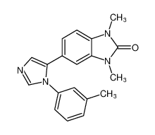 1,3-dimethyl-5-(1-(m-tolyl)-1H-imidazol-5-yl)-1,3-dihydro-2H-benzo[d]imidazol-2-one CAS:680189-21-3 manufacturer & supplier