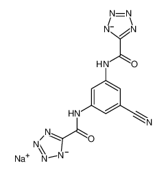 monosodium mono(5,5'-(((5-cyano-1,3-phenylene)bis(azanediyl))bis(carbonyl))bis(tetrazol-1-ide)) CAS:68019-89-6 manufacturer & supplier