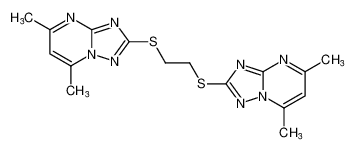 1,2-bis((5,7-dimethyl-[1,2,4]triazolo[1,5-a]pyrimidin-2-yl)thio)ethane CAS:680190-13-0 manufacturer & supplier