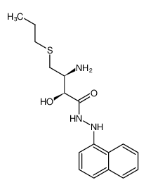 (2S,3S)-3-amino-2-hydroxy-N'-(naphthalen-1-yl)-4-(propylthio)butanehydrazide CAS:680192-58-9 manufacturer & supplier