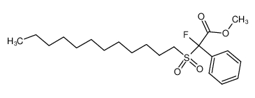 methyl α-fluoro-α-dodecylsulfonylphenylacetate CAS:680194-54-1 manufacturer & supplier