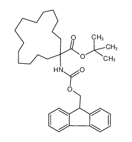 1-(9H-Fluoren-9-ylmethoxycarbonylamino)-cyclopentadecanecarboxylic acid tert-butyl ester CAS:680198-13-4 manufacturer & supplier