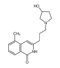 3-[3-(3-hydroxypyrrolidin-1-yl)propyl]-5-methyl-2H-isoquinolin-1-one CAS:680223-32-9 manufacturer & supplier