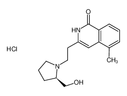 (R)-3-[2-(2-hydroxymethylpyrrolidin-1-yl)ethyl]-5-methyl-2H-isoquinolin-1-one monohydrochloride CAS:680223-69-2 manufacturer & supplier