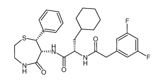 3-cyclohexyl-N2-[(3,5-difluorophenyl)acetyl]-N1-[(6R,7R)-5-oxo-7-phenyl-1,4-thiazepan-6-yl]-L-alaninamide CAS:680229-54-3 manufacturer & supplier