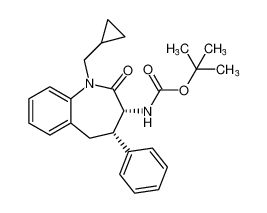 rel-tert-butyl ((3R,4S)-1-(cyclopropylmethyl)-2-oxo-4-phenyl-2,3,4,5-tetrahydro-1H-benzo[b]azepin-3-yl)carbamate CAS:680231-93-0 manufacturer & supplier