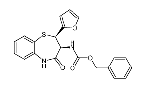 rel-benzyl ((2R,3S)-2-(furan-2-yl)-4-oxo-2,3,4,5-tetrahydrobenzo[b][1,4]thiazepin-3-yl)carbamate CAS:680232-31-9 manufacturer & supplier